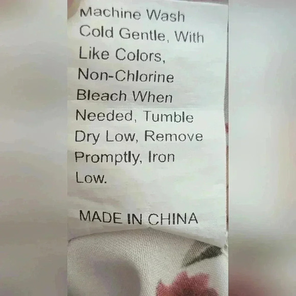 Women's floral creamy lace boho blouse from shein size large - Picture 7 of 10